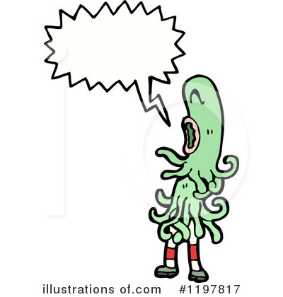 Royalty-Free (RF) Octopus Costume Clipart Illustration by lineartestpilot - Stock Sample #1197817