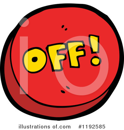 Royalty-Free (RF) Off Button Clipart Illustration by lineartestpilot - Stock Sample #1192585