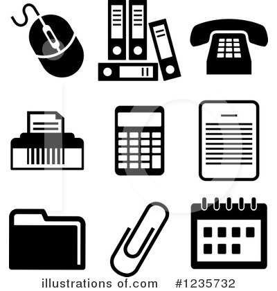 Printer Clipart #1235732 by Vector Tradition SM