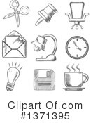 Office Clipart #1371395 by Vector Tradition SM
