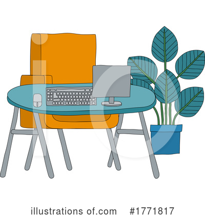 Table Clipart #1771817 by AtStockIllustration