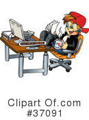 Office Clipart #37091 by Dennis Holmes Designs