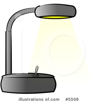 Desk Lamp Clipart #5508 by djart