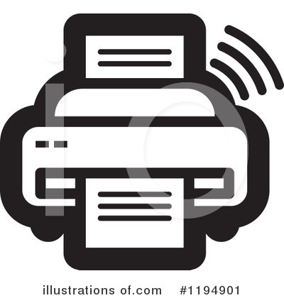 Royalty-Free (RF) Office Icon Clipart Illustration by Lal Perera - Stock Sample #1194901