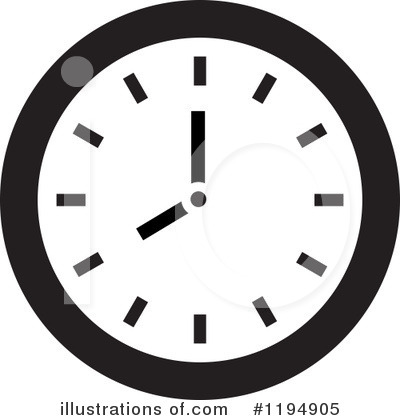 Clock Clipart #1194905 by Lal Perera