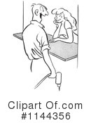 Office Romance Clipart #1144356 by Picsburg