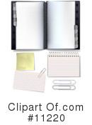 Office Supplies Clipart #11220 by Leo Blanchette