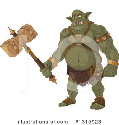Ogre Clipart #1315928 by Pushkin