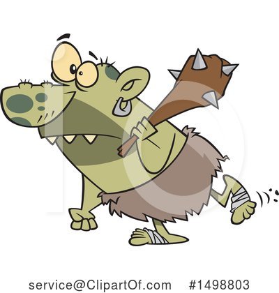 Royalty-Free (RF) Ogre Clipart Illustration by toonaday - Stock Sample #1498803