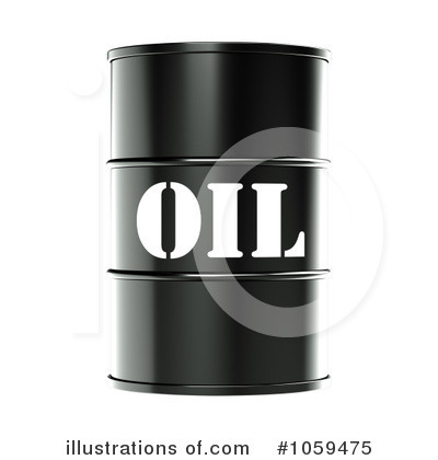 Royalty-Free (RF) Oil Barrel Clipart Illustration by ShazamImages - Stock Sample #1059475
