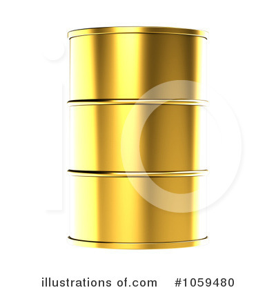 Royalty-Free (RF) Oil Barrel Clipart Illustration by ShazamImages - Stock Sample #1059480