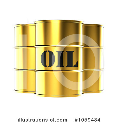 Royalty-Free (RF) Oil Barrel Clipart Illustration by ShazamImages - Stock Sample #1059484