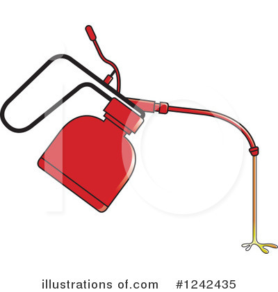 Royalty-Free (RF) Oil Can Clipart Illustration by Lal Perera - Stock Sample #1242435