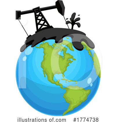 Royalty-Free (RF) Oil Clipart Illustration by Hit Toon - Stock Sample #1774738