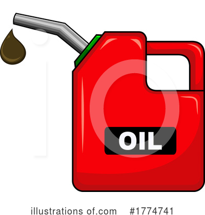 Royalty-Free (RF) Oil Clipart Illustration by Hit Toon - Stock Sample #1774741