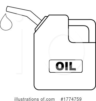 Royalty-Free (RF) Oil Clipart Illustration by Hit Toon - Stock Sample #1774759