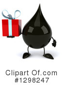 Oil Drop Character Clipart #1298247 by Julos