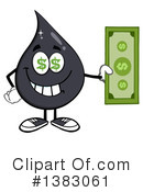 Oil Drop Mascot Clipart #1383061 by Hit Toon