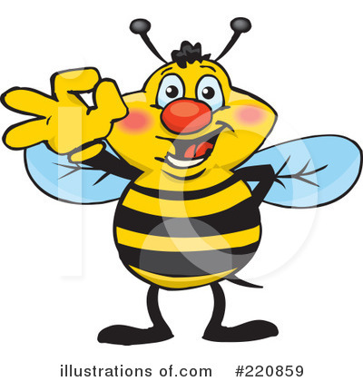 Bee Clipart #220859 by Dennis Holmes Designs