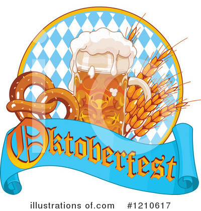 Royalty-Free (RF) Oktoberfest Clipart Illustration by Pushkin - Stock Sample #1210617