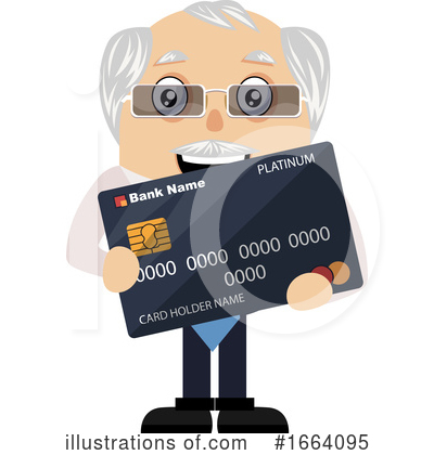 Royalty-Free (RF) Old Business Man Clipart Illustration by Morphart Creations - Stock Sample #1664095