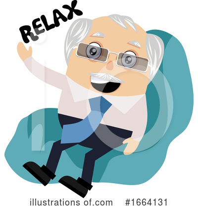 Royalty-Free (RF) Old Business Man Clipart Illustration by Morphart Creations - Stock Sample #1664131