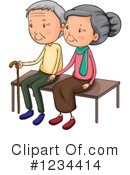 Old Couple Clipart #1234414 by Graphics RF