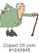 Old Lady Clipart #1243845 by djart