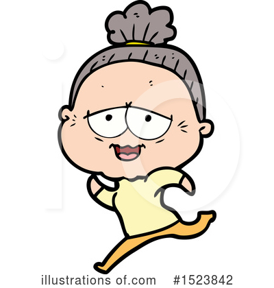 Royalty-Free (RF) Old Woman Clipart Illustration by lineartestpilot - Stock Sample #1523842
