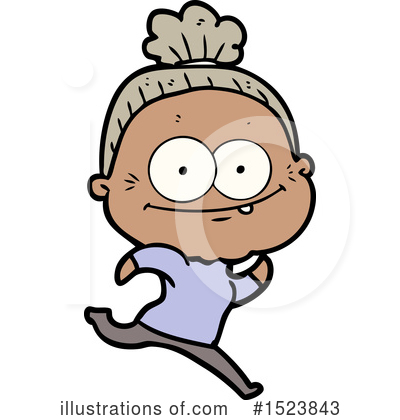 Royalty-Free (RF) Old Woman Clipart Illustration by lineartestpilot - Stock Sample #1523843
