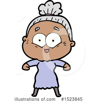 Royalty-Free (RF) Old Woman Clipart Illustration by lineartestpilot - Stock Sample #1523845