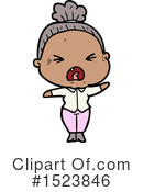 Old Woman Clipart #1523846 by lineartestpilot