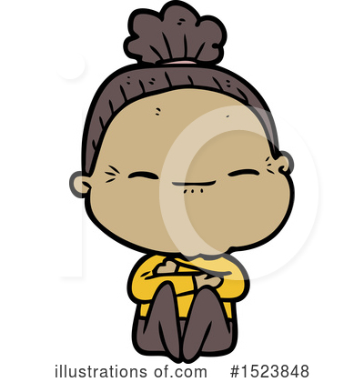 Royalty-Free (RF) Old Woman Clipart Illustration by lineartestpilot - Stock Sample #1523848
