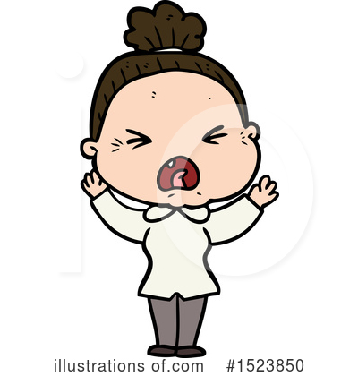 Royalty-Free (RF) Old Woman Clipart Illustration by lineartestpilot - Stock Sample #1523850