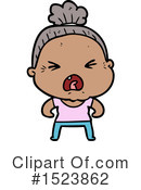 Old Woman Clipart #1523862 by lineartestpilot