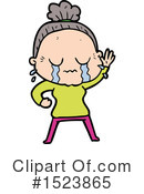 Old Woman Clipart #1523865 by lineartestpilot