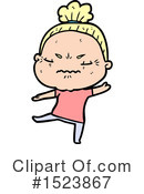 Old Woman Clipart #1523867 by lineartestpilot