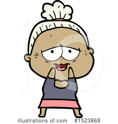 Royalty-Free (RF) Old Woman Clipart Illustration by lineartestpilot - Stock Sample #1523868