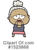 Old Woman Clipart #1523868 by lineartestpilot