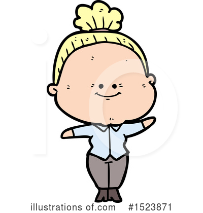 Royalty-Free (RF) Old Woman Clipart Illustration by lineartestpilot - Stock Sample #1523871