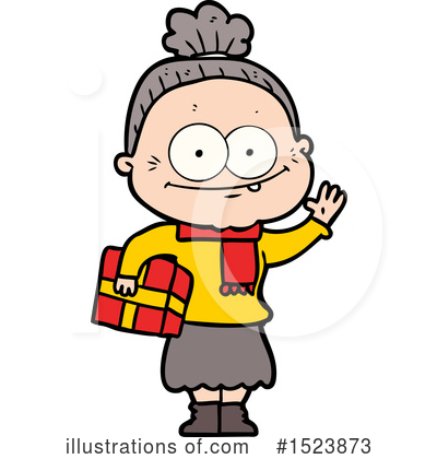 Old Woman Clipart #1523873 by lineartestpilot