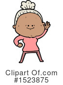 Old Woman Clipart #1523875 by lineartestpilot