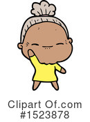 Old Woman Clipart #1523878 by lineartestpilot