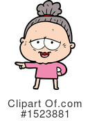 Old Woman Clipart #1523881 by lineartestpilot