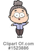 Old Woman Clipart #1523886 by lineartestpilot