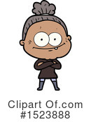 Old Woman Clipart #1523888 by lineartestpilot