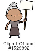 Old Woman Clipart #1523892 by lineartestpilot