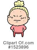 Old Woman Clipart #1523896 by lineartestpilot