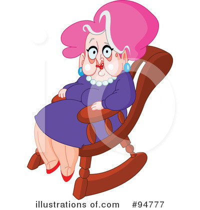 Royalty-Free (RF) Old Woman Clipart Illustration by yayayoyo - Stock Sample #94777