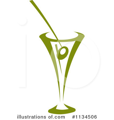 Royalty-Free (RF) Olive Clipart Illustration by Vector Tradition SM - Stock Sample #1134506